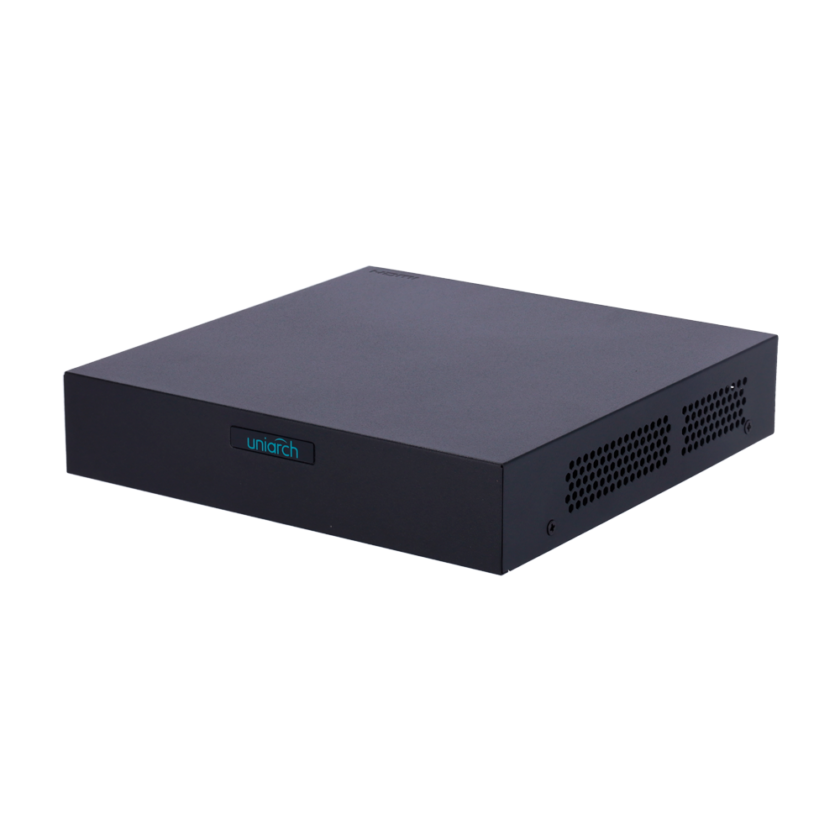 NVR Uniarch 4CH PoE + Disco Duro Vigilancia (Configura tu almacenamiento)