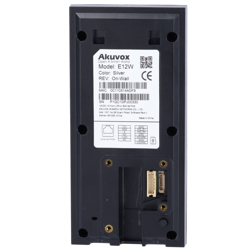 Videoportero Akuvox Serie E12 - Elige conectividad y color (PoE / WiFi + PoE)