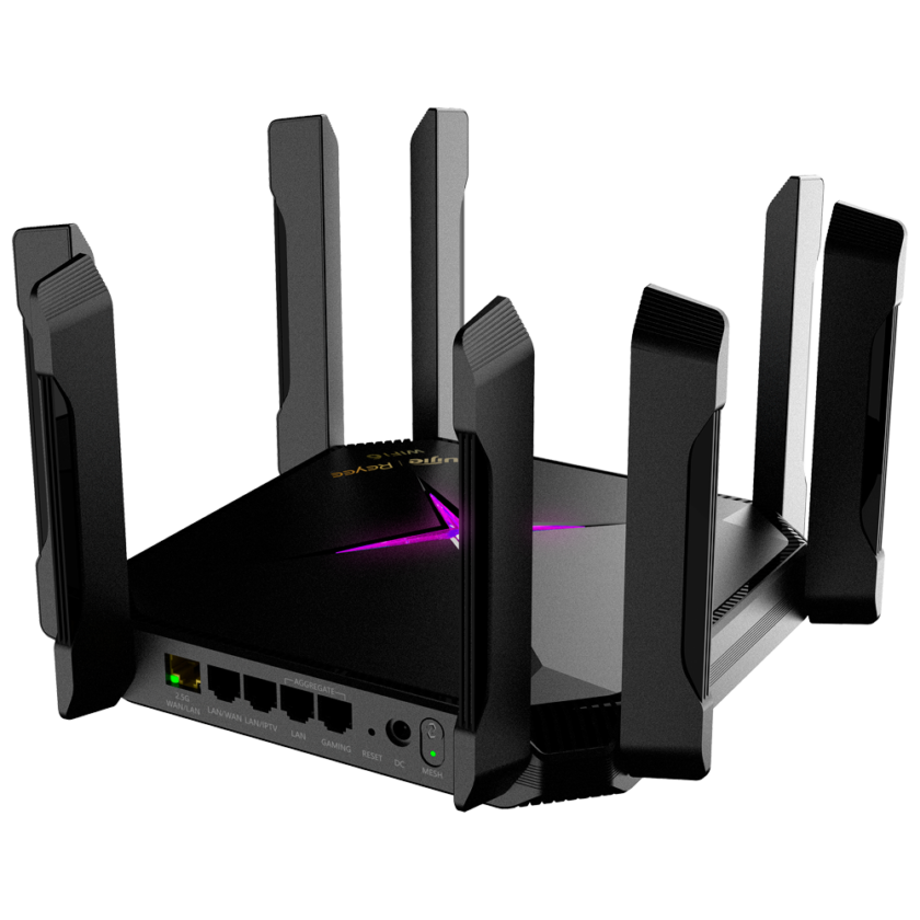 Router Reyee Wi‑Fi 6 AX6000 con puerto 2.5G y 8 antenas (RG-EW6000GX)
