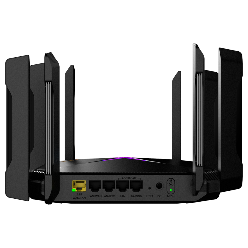 Router Reyee Wi‑Fi 6 AX6000 con puerto 2.5G y 8 antenas (RG-EW6000GX)