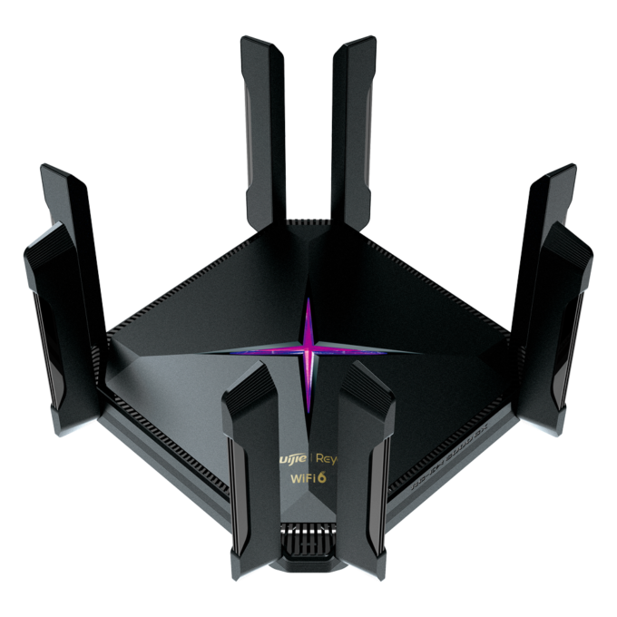 Router Reyee Wi‑Fi 6 AX6000 con puerto 2.5G y 8 antenas (RG-EW6000GX)