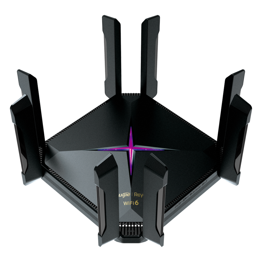 Router Reyee Wi‑Fi 6 AX6000 con puerto 2.5G y 8 antenas (RG-EW6000GX)