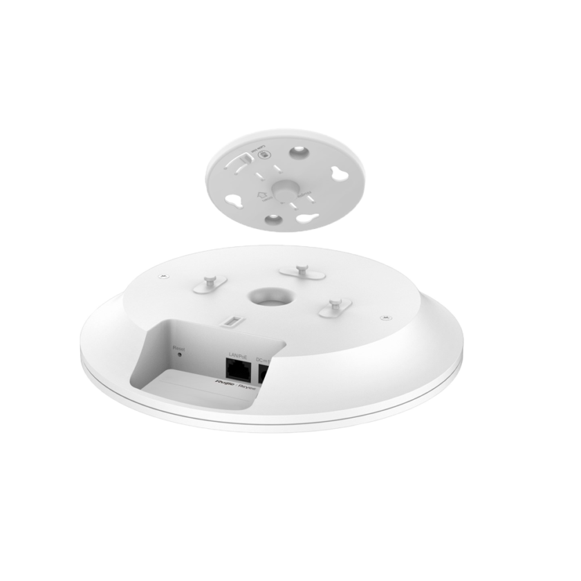 Punto de Acceso Reyee de Techo Wi‑Fi 6 AX3000 Alta Densidad con PoE (RG-RAP2266)