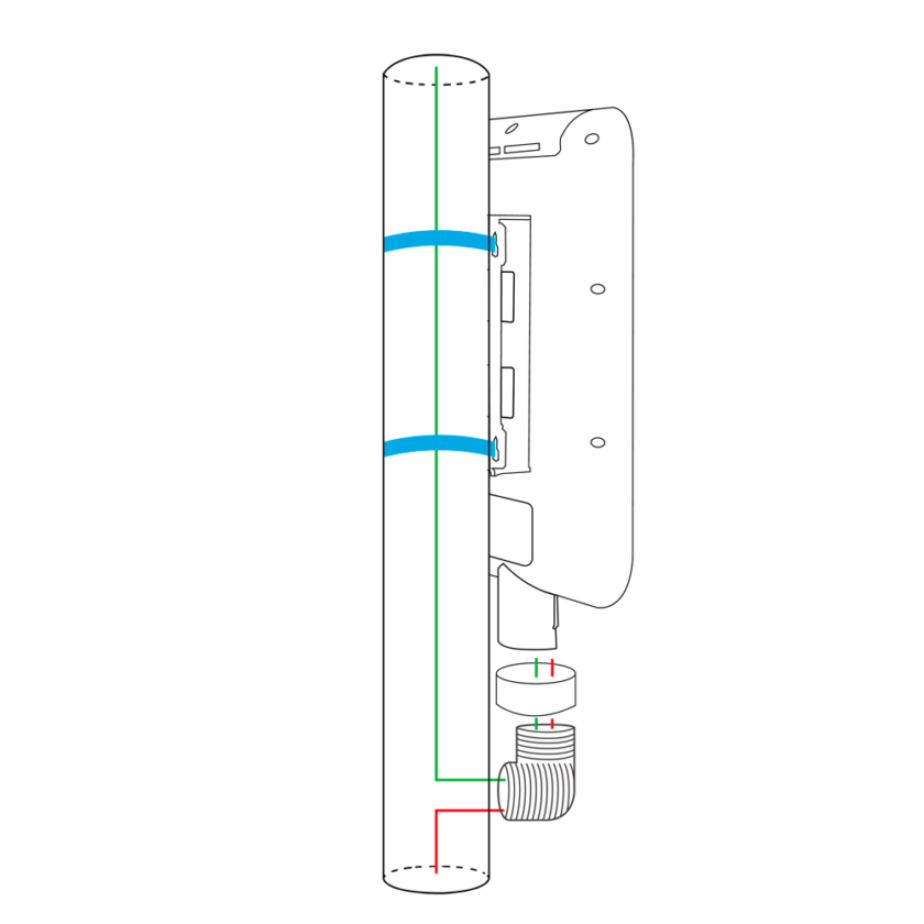 Switch PoE Exterior IP65 Gigabit con 4 puertos PoE y SFP