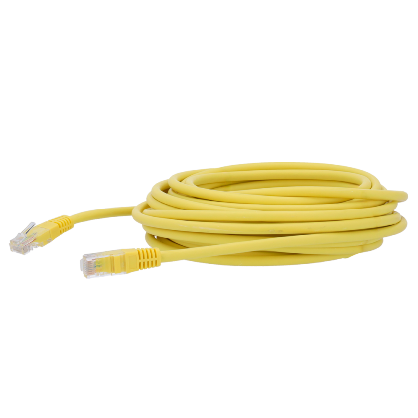 Cable de Red Cat6 Interior - Elige longitud y color (Blanco / Amarillo)
