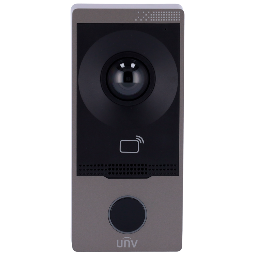 Videoportero Uniview IP con 2 relés, WiFi y protección antivandálica IK08